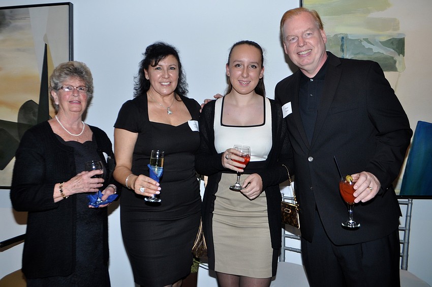 Carol Mikkelson with Linda, Shannon and Peter Ross