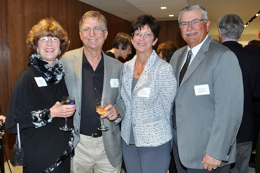 Caroline and Tim Ryan with Karen and Michael Valentino