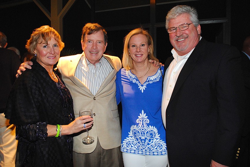 Carol and Bob Borkowski with Annemarie Hare and Robert Emmerson