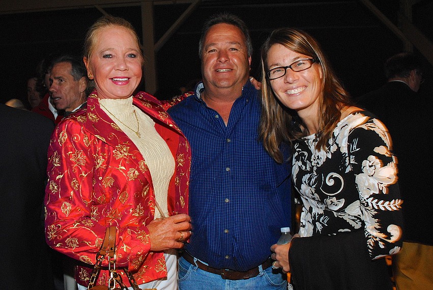 Julia Cook with Roger and Amy Redman