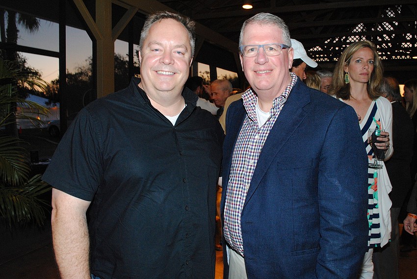 Mike Delzotti and Dr. Randy Weber