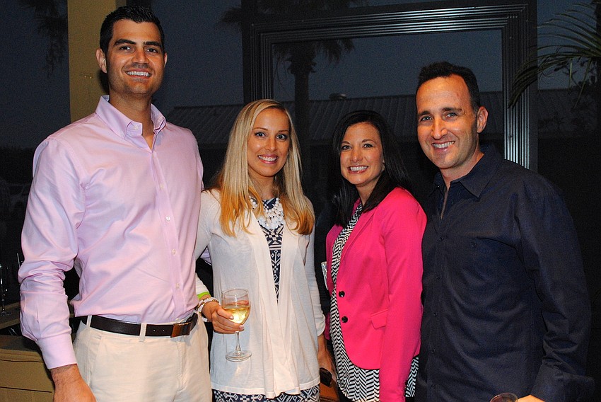 Rob and Gena Melberth with Sara and Tracy Gapin