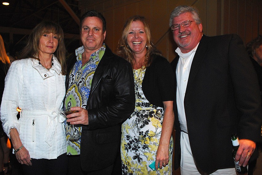 Lynn and Chris Romine with Jennifer Vigne and Robert Emmerson