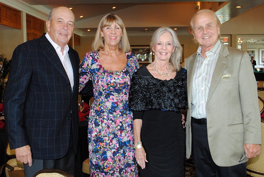 John and Christine Brown with Carol and Bob Baldwin