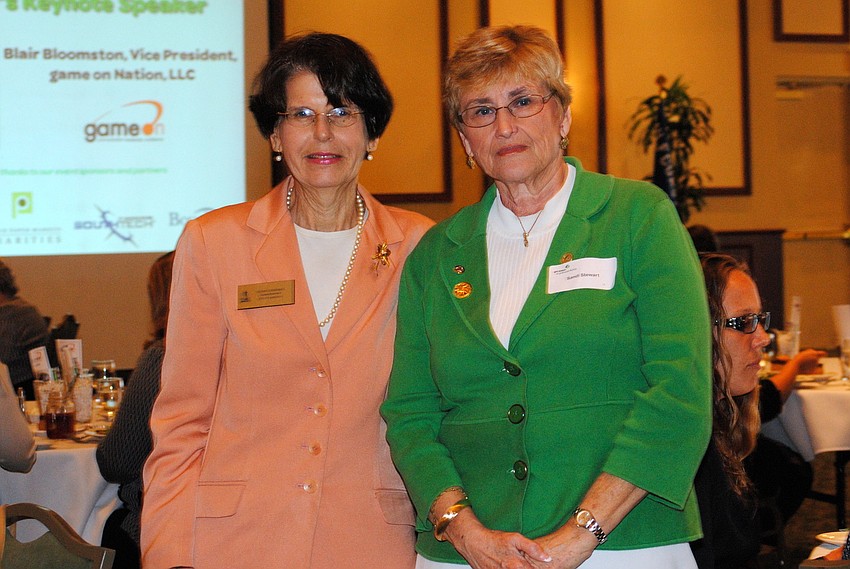 Sarasota City Commissioner Susan Chapman and Sandi Stewart