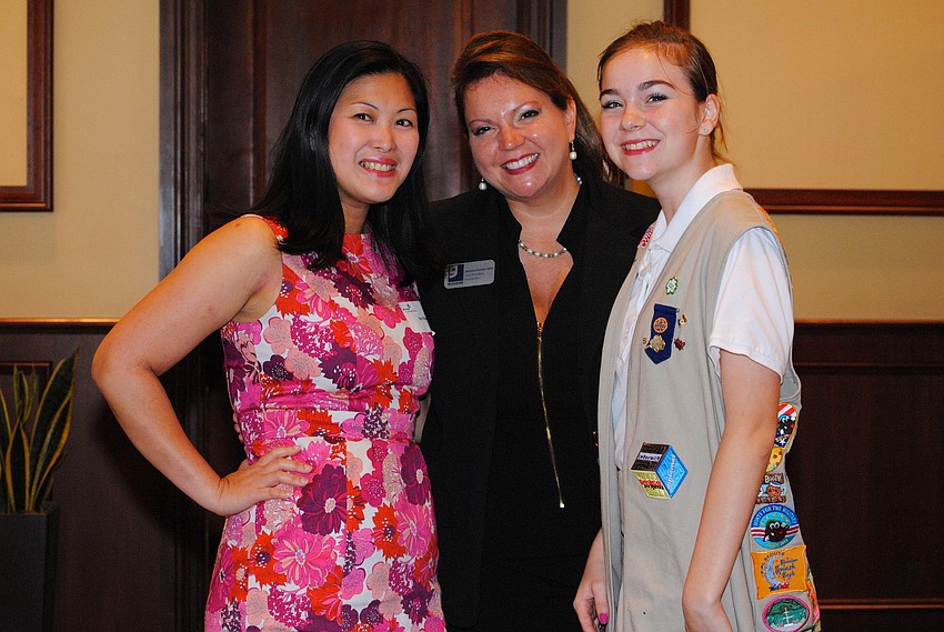 Yen Reed, Veronica Miller and Emily Cruce