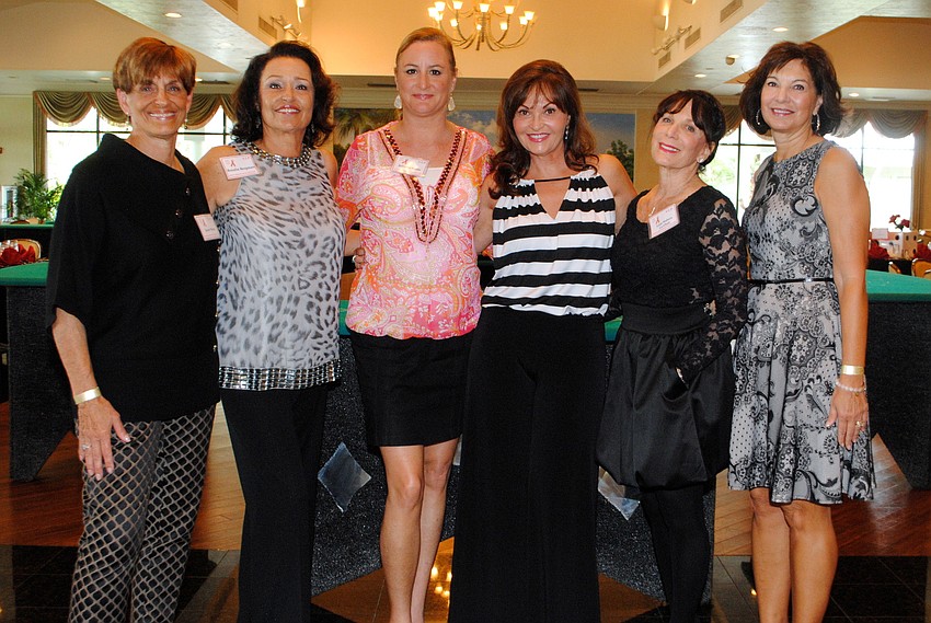 Jayne Weiss, Rosalie Bergman, Juliette Valin, Co-Chair Cris Meyers, Co-Chair Lynn Walters and Donna Pettinato