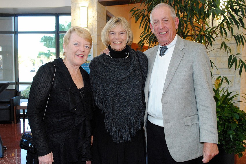 Carolyn Johnson with Marcia and David Watson