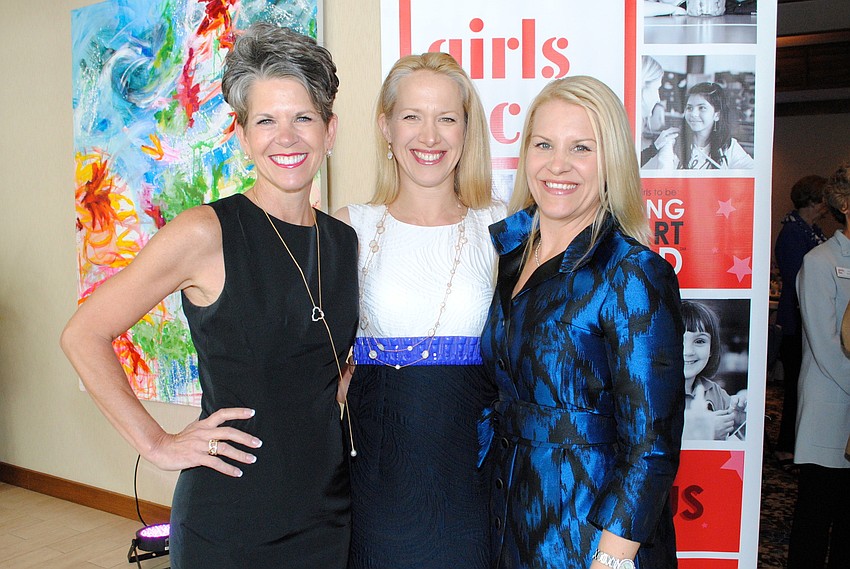 Sally Schule, Honoree Ariane Dart and Johanna Gustafsson
