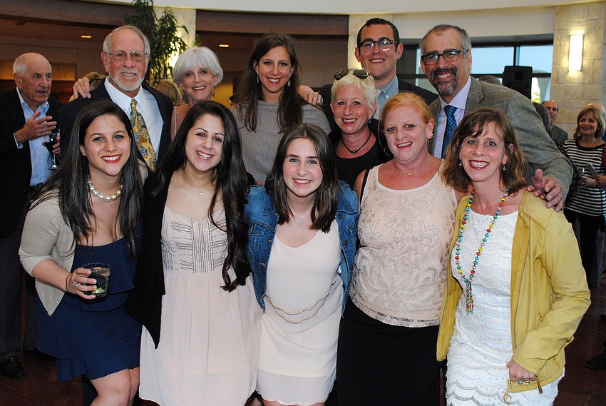 Top row: Co-Chairs Rich and Clare Segall, Dalia Shapiro, Stacy Segall, Noah Shapiro and Todd Shapiro. Bottom row: Mia Shapiro, Maddie Hurley, Jordie Hurley, Lisa Segall and Rachel Segall