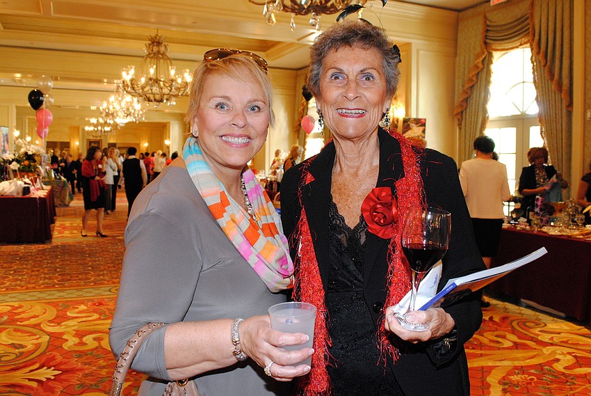 Maureen Senecal and Lorraine Burrage