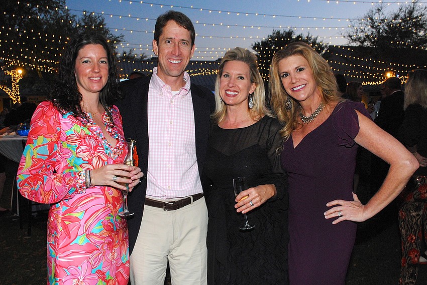 Katie Abernathy, Morgan and Liz Bentley and Lori Lawson