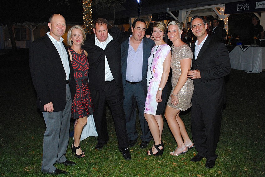 Ron and Katie Hollingsoworth, Rich Abernathy, Adam and Justine Amdur and Allison and Jamie Lerario