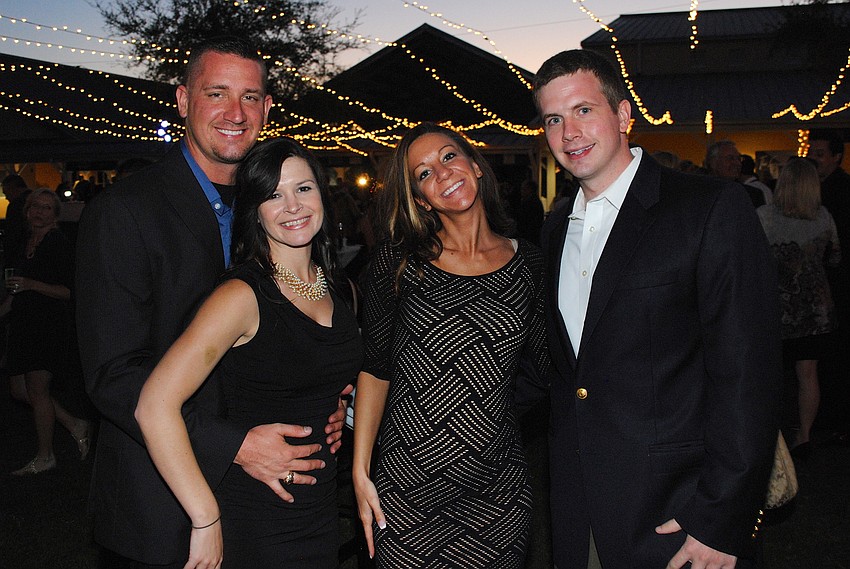 Kevin Lyon and Nicole Franklin with Kaleigh and Matt Slack