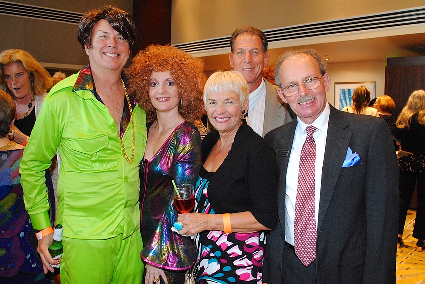 Jim and Anne Toale, Pat and Charlie Carson and Jeff Donahue