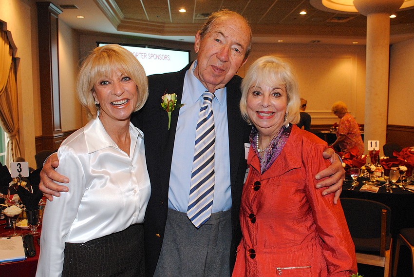 Debbie Haspel with Herman and Sharon Frankel