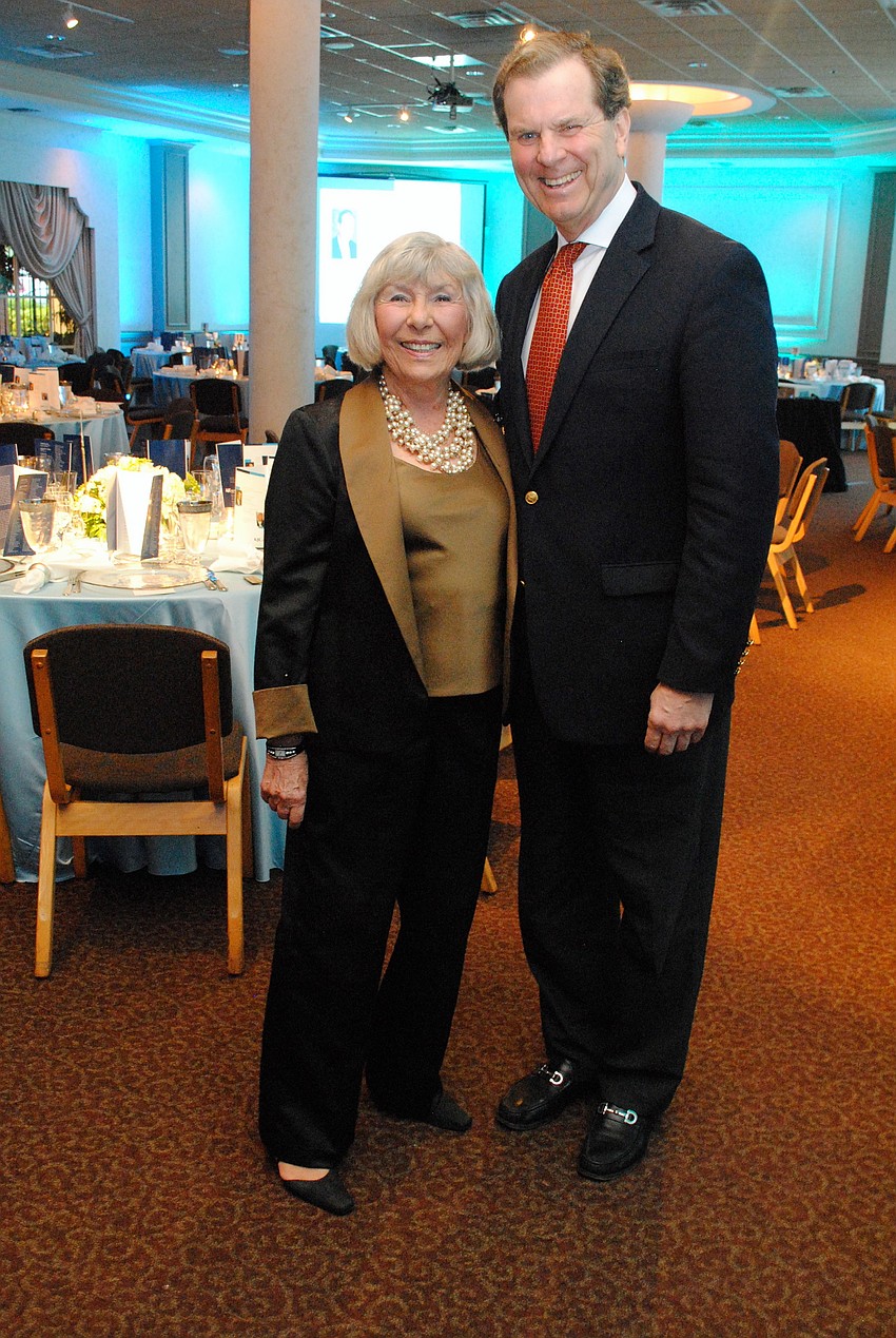 Honorees Gerri Aaron and David Harris