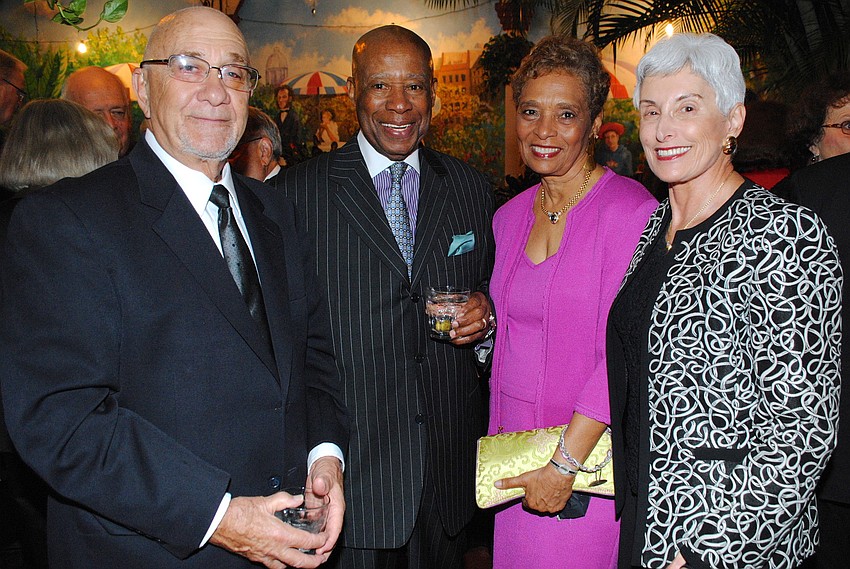 Marvin Albert, Dr. Bernard and Lois Watson and Carol Green