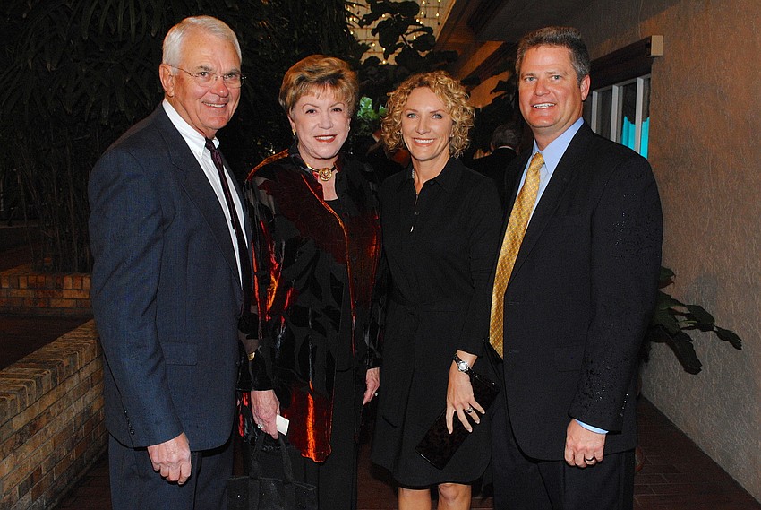 Jim and Susan Buck with Jenni and Paul Hudson