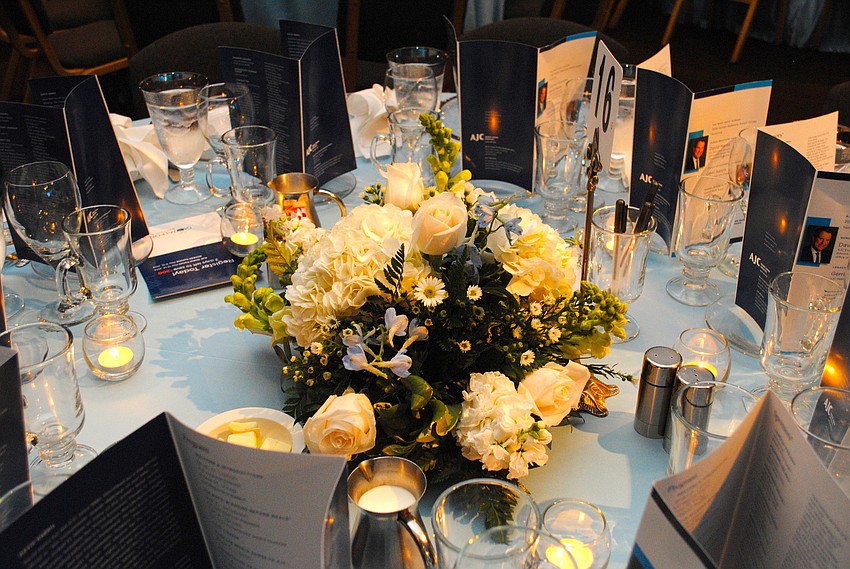 The dÃ©cor at the AJC 2014 Human Relations Award Dinner