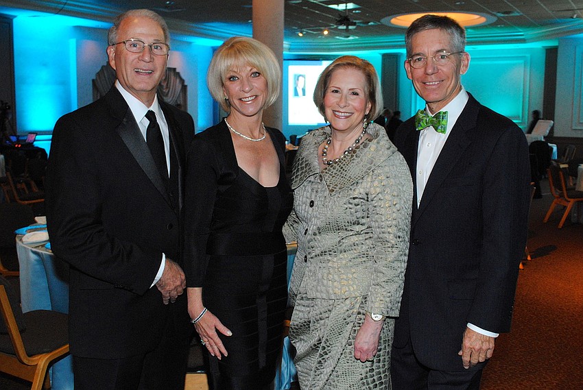 Co-Chairs Larry and Debbie Haspel and Lisa and Matt Walsh