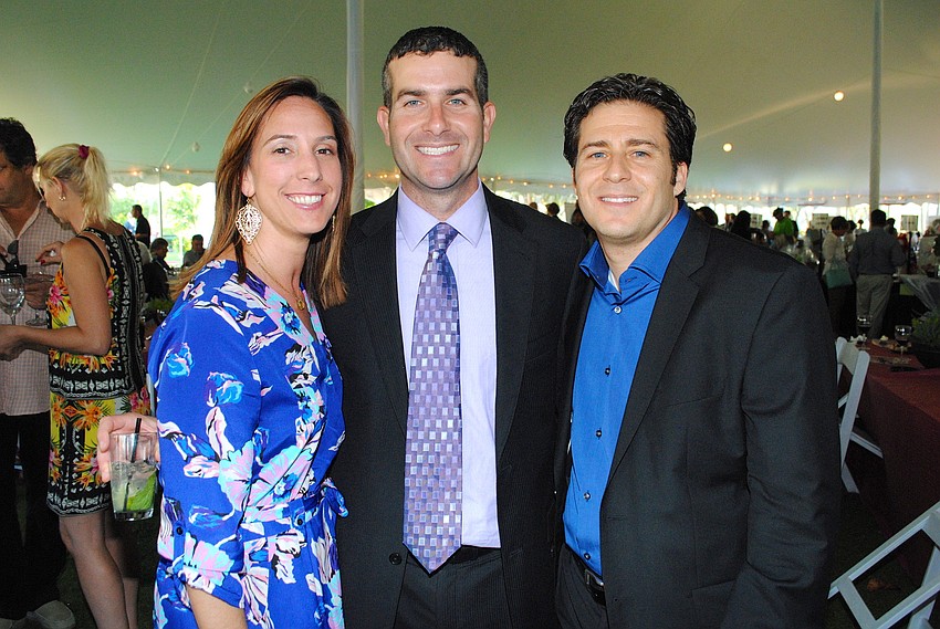 Mary and Jason Collier with Steven Fineman