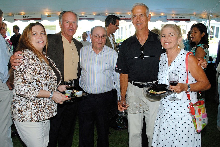 Leslie and Nick Costides, Bob Miron and Dennis and Karla Reens