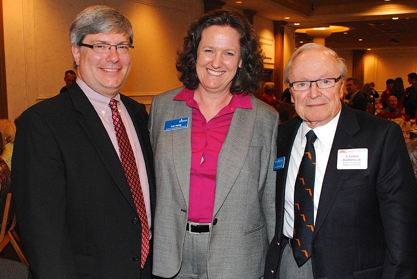 Art and Ann Hardy with Lamar Matthews