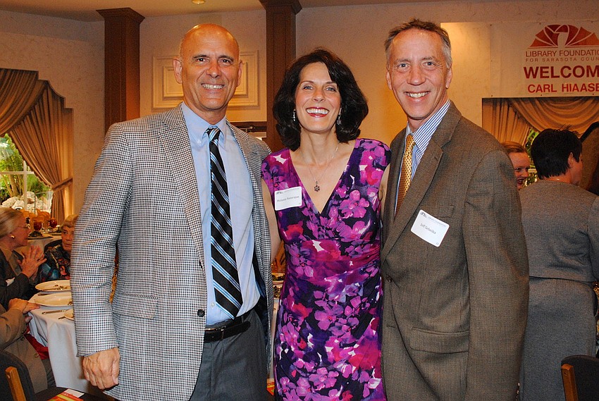 Charlie Husking, Melanie Natarajan and Jeff Sebeika
