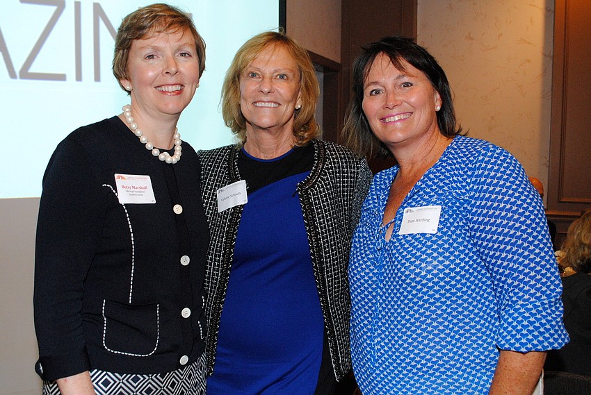 Betsy Marshall, Valeria Schaud and Pam Harding