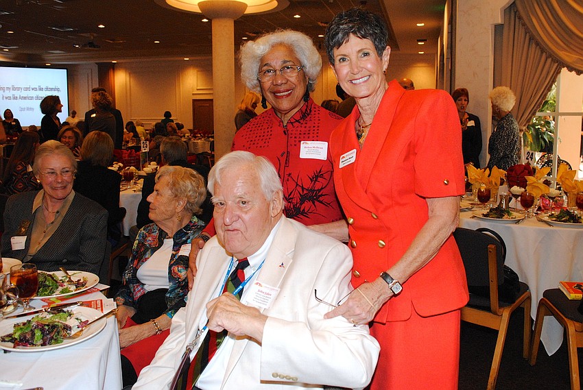 Helen McBeam, John Jakes and Shannon Staub