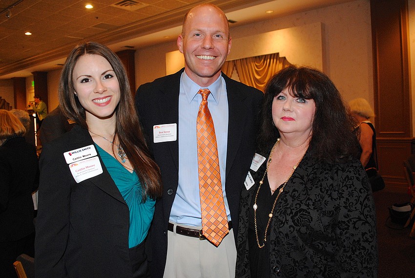 Caitlin Moore, Ben Sasse and Liz Brookins