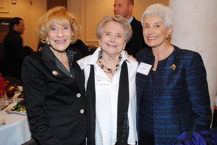 Flori Roberts, Marilyn Harwell and Carol Green