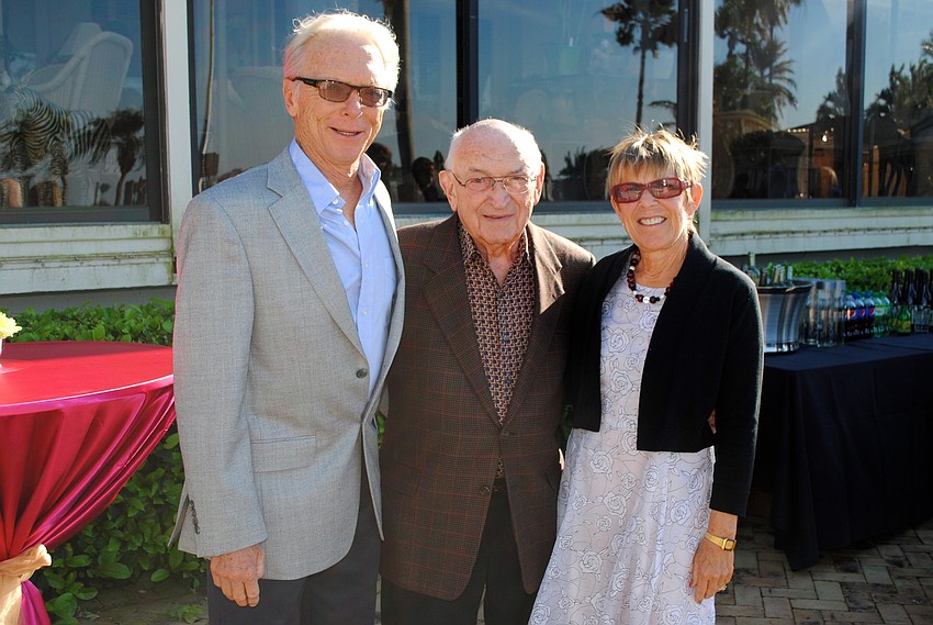 Tony Kenworthy, host Stanley Kane and Sharon Kenworthy