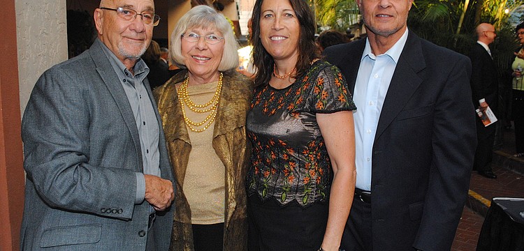 Marvin Albert and Gerri Aaron with Alison and Howie Madsen