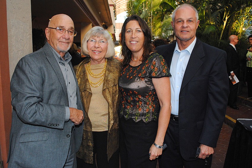 Marvin Albert and Gerri Aaron with Alison and Howie Madsen