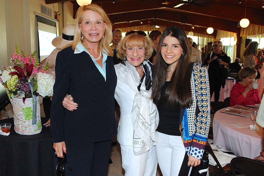 Fran Blum with Flori Roberts and her granddaughter Elizabeth Roberts