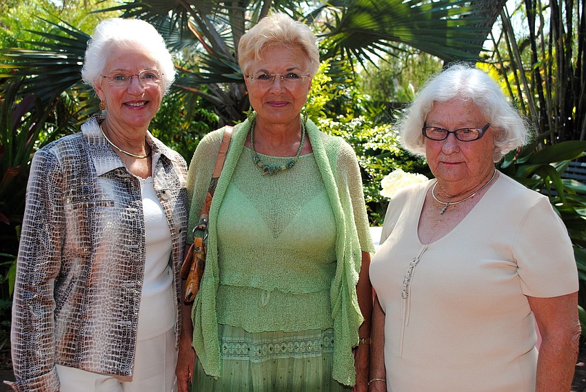 Katie Couchot, Joan Mathews and Nelda Thompson