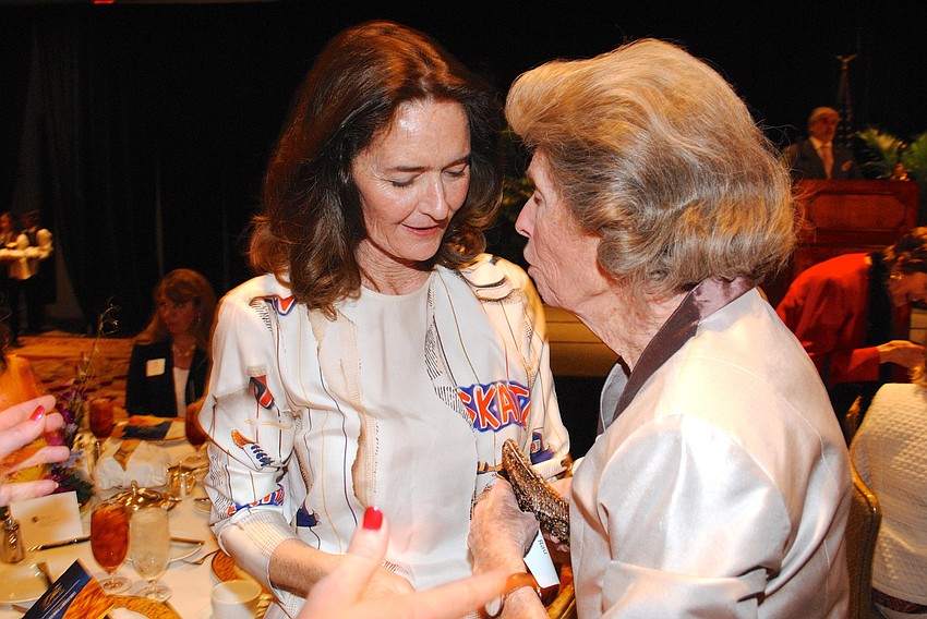 Mickey Kunk and Honoree Alice Rau