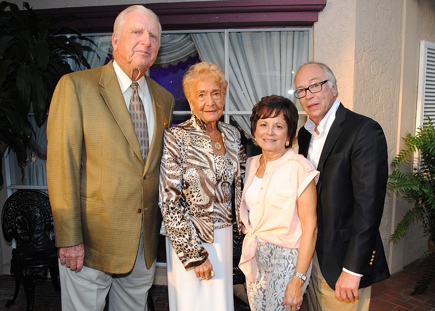 Paul and Vivian Legeay with Gayle and Chet Zoeller