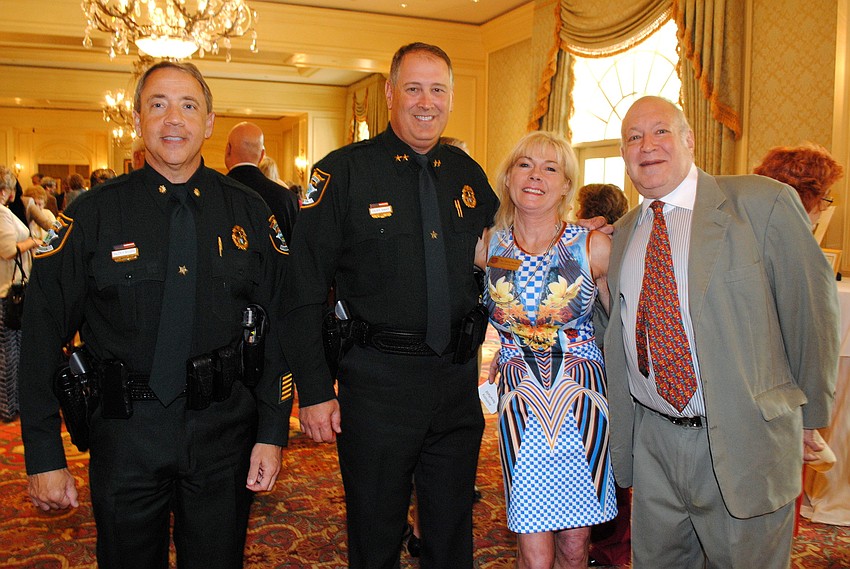 Paul Richard, Sheriff Tom Knight, Dr. Kitty Devine and Anthony Newfield