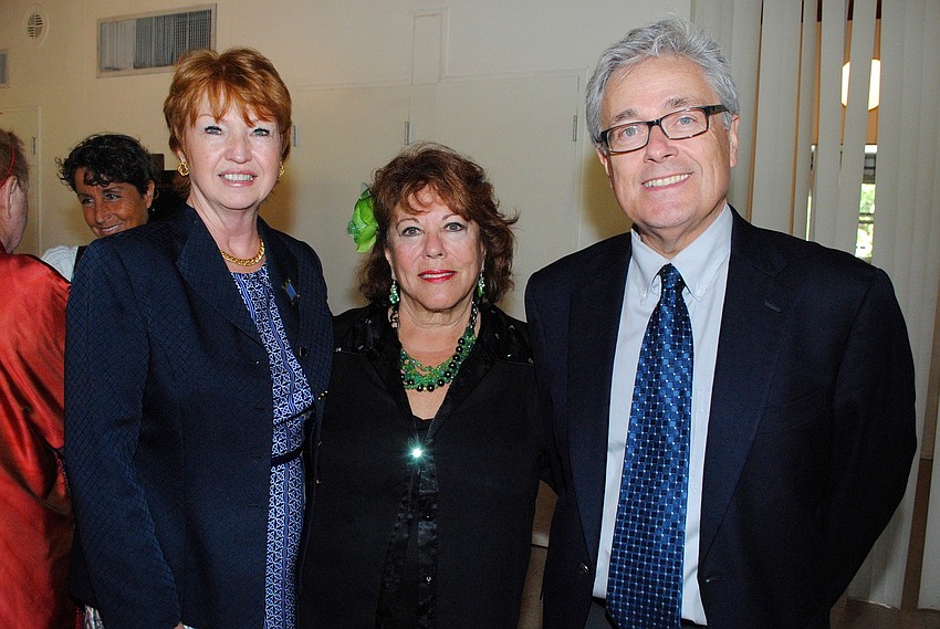 Mary Anne Servian, Joan Golub and Dwight Currie