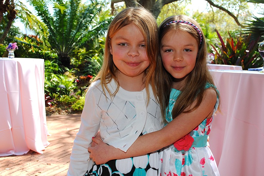 Melliss Swensonâ€™s granddaughters Katy and Sophie Williams