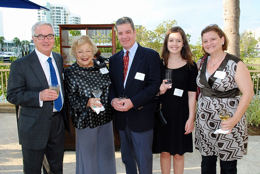 Rick De Furia, Valerie Terris, Jeffrey Peterson, Annabel Peterson and Tricia Mire