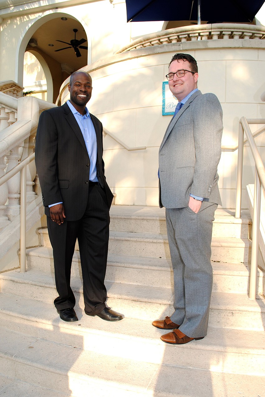 Symposium speakers Dr. Kafui Dzirasa and Dr. Philip Corlett