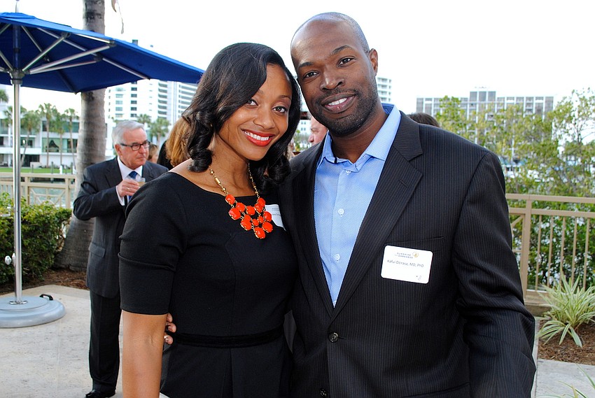 Erikka and symposium speaker Dr. Kafui Dzirasa