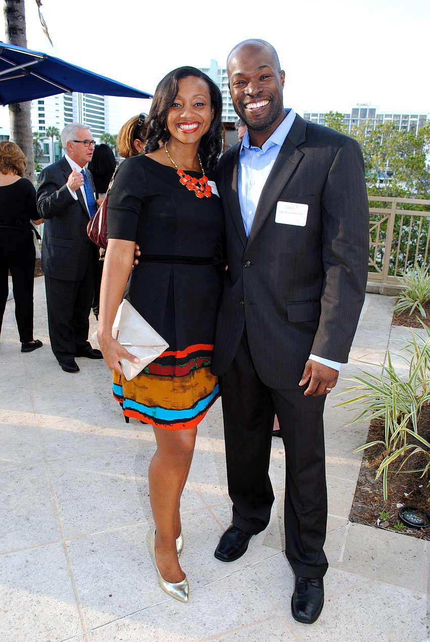 Erikka and symposium speaker Dr. Kafui Dzirasa