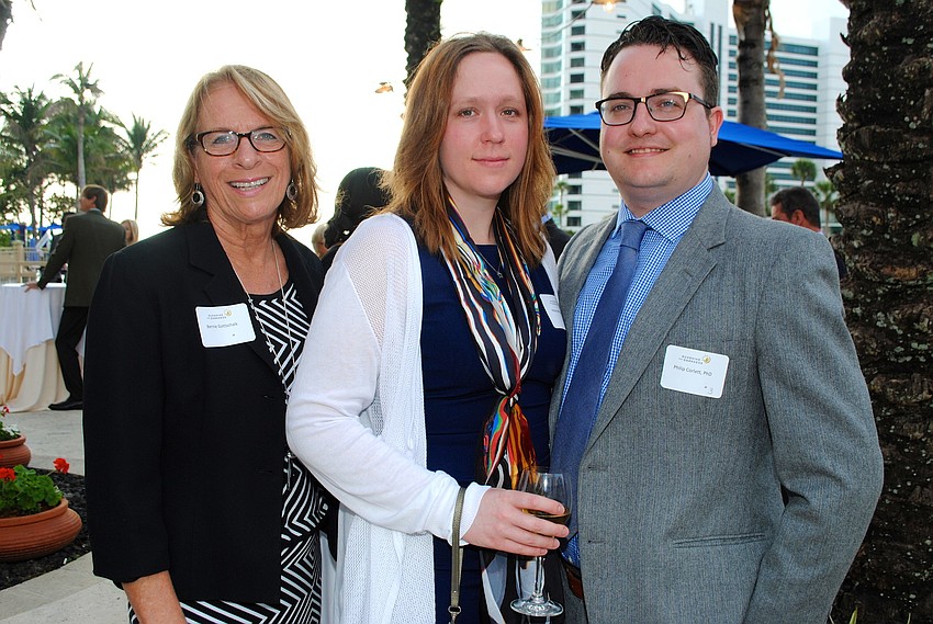 Bernie Gottschalk with Maureen and symposium speaker Dr. Philip Corlett