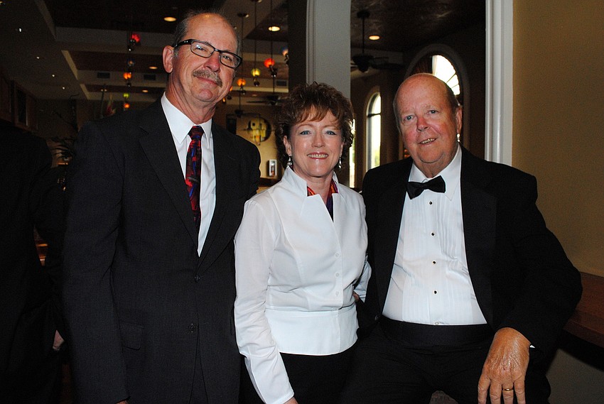 Pete and Brynne Anne Besio with John Howard