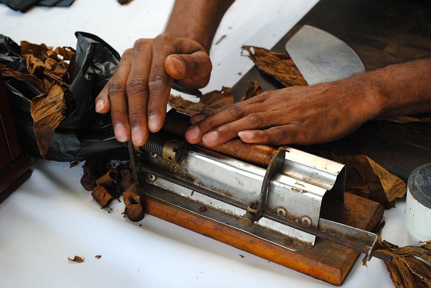 Hand rolled cigars were offered to guests at the Lakewood Ranch Community Fund â€˜Havana Nightsâ€™ Gala.